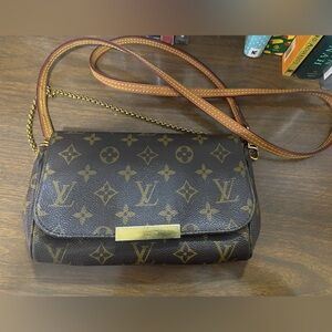 Louis Vuitton Favorite Pm Dark Brown Monogram Crossbody Bag